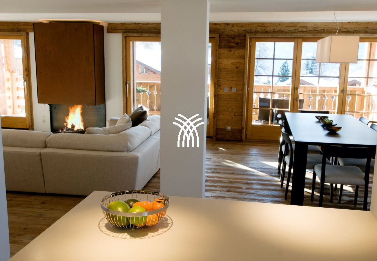 Chalet à Verbier - Scene de neige