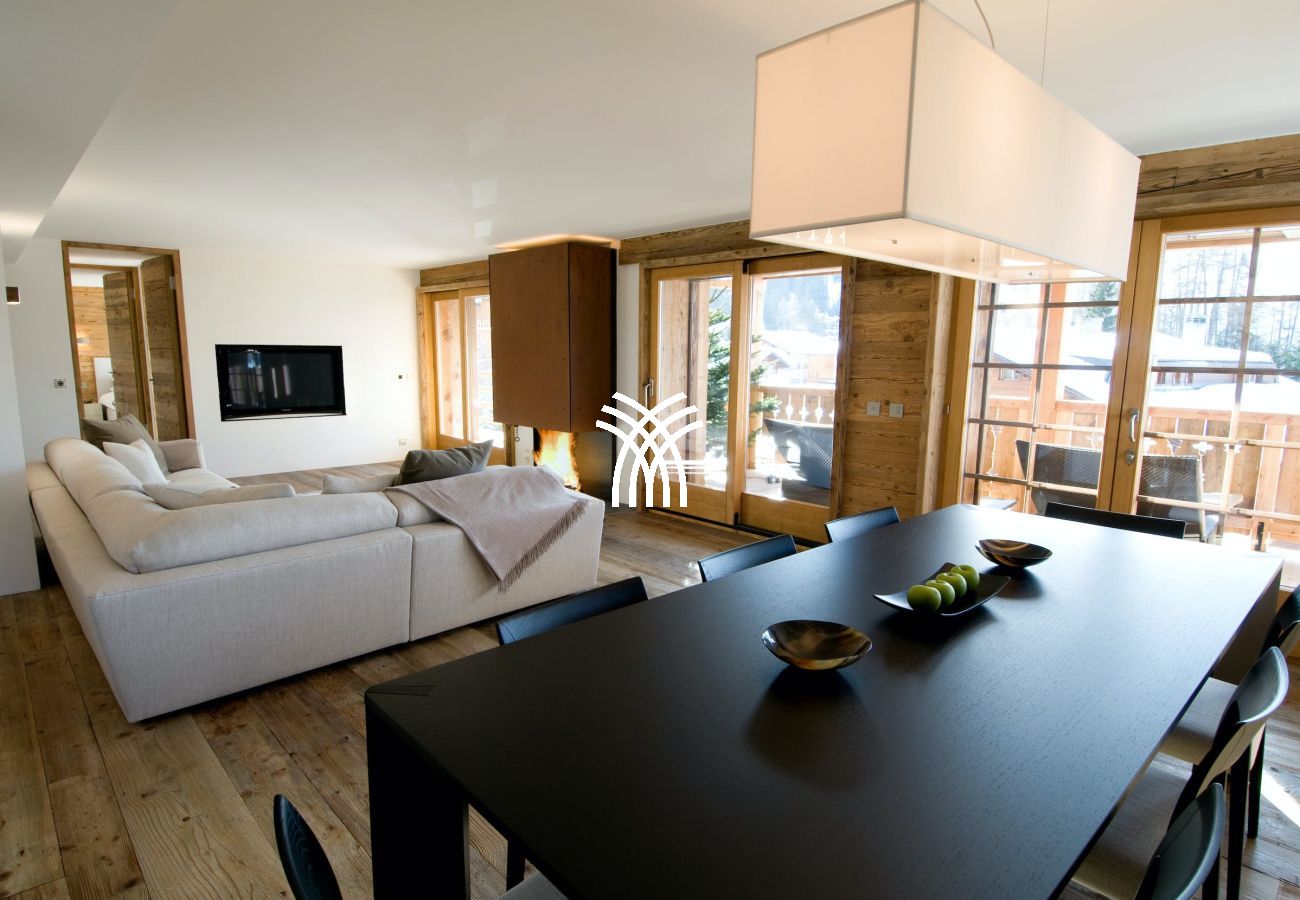 Chalet à Verbier - Scene de neige